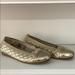 American Eagle Outfitters Shoes | American Eagle Gd Quilted Ballet Shoes 3.5 | Color: Gold | Size: 3.5bb