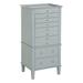 Grace Jewelry Armoire - Soft Blue Gray - Ballard Designs - Ballard Designs