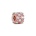 PANDORA ROSE Charm "Funkelnde Rosa und Weisse Steine" 788487C01