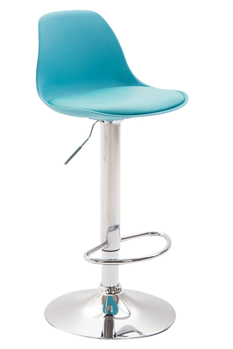 CLP Barhocker Kiel Kunststoff chrom/blau Image
