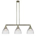 Innovations Lighting Bruno Marashlian Seneca Falls 39 Inch 3 Light Linear Suspension Light - 213-AB-G222-LED