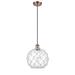 Innovations Lighting Bruno Marashlian Large Farmhouse Rope 10 Inch Mini Pendant - 516-1P-AC-G122-10RW