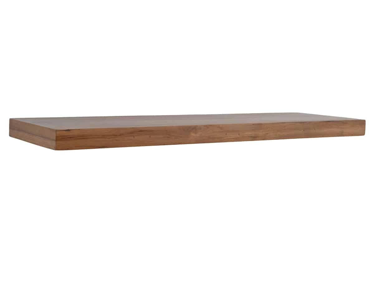 MiaMöbel Wandregal Mumba 50cm Massivholz Teak Modern Indien Indisch