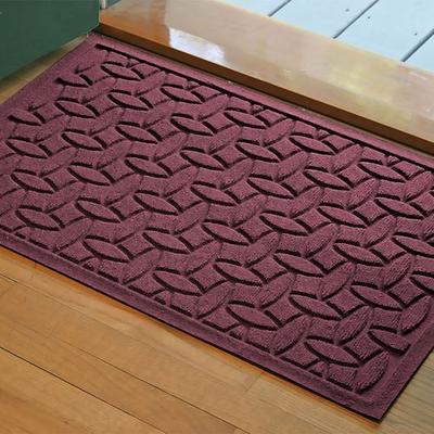 Ellipse Doormat 35 x 23, 35 x 23, Burgundy