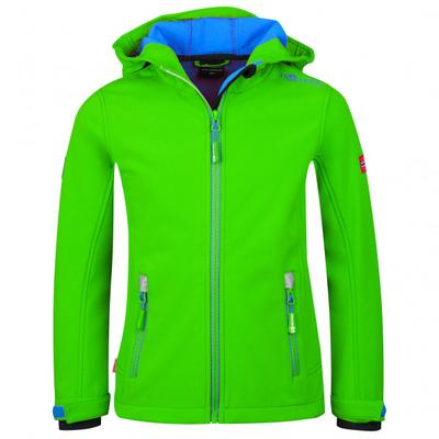 Trollkids - Kid's Trollfjord Jacket - Softshelljacke Gr 110 grün