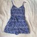 American Eagle Outfitters Pants & Jumpsuits | American Eagle Romper | Color: Blue/White | Size: S