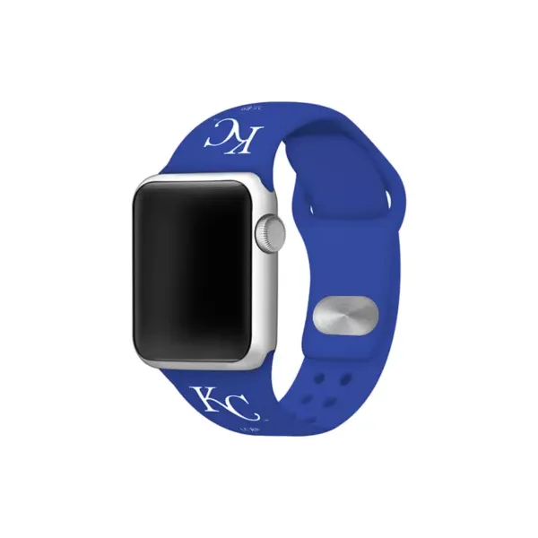 game-time®-mlb-kansas-city-royals-silicone-apple-watch-band,-blue/