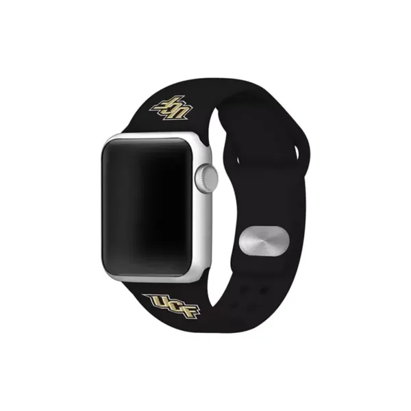 affinity-bands-ncaa-central-florida-knights-silicone-apple-watch-band,-black/
