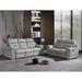 Latitude Run® Annahi 2 Piece Faux Leather Reclining Living Room Set Faux Leather in Gray | 41 H x 90 W x 41 D in | Wayfair Living Room Sets