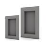 Wedi - Niche pour salle de bain 55,4 x 85,4 cm + revetement Top Sanwell - carbon noir