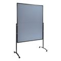 Moderationswand »PREMIUM PLUS« 120x150 cm mit Standfuß blau, Legamaster, 226 cm