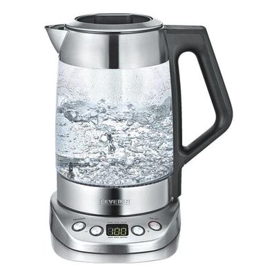 Glas-Tee- und Wasserkocher »Deluxe« 1.5 Liter, SEVERIN, 25.5x27.3x19 cm