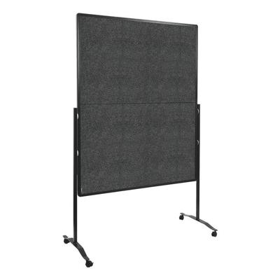 Moderationswand »PREMIUM PLUS« 120x150 cm mit Standfuß grau, Legamaster, 226 cm