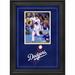 Will Smith Los Angeles Dodgers Deluxe Framed Autographed 8" x 10" Hitting Photograph