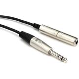 Hosa HXSS-010 Pro Headphone Extension Cable - REAN 1/4-inch TRS Female to 1/4-inch TRS Male - 10 foot