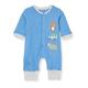 Sigikid Baby-Jungen Nachtwäsche Overall mit Klappbündchen aus Bio-Baumwolle, Größe 056-080 Kleinkind-Schlafanzüge, Blau-2, 80