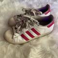 Adidas Shoes | Adidas Superstar Shell Toe Women 8 Pink Men 6.5 | Color: Pink/Red | Size: 8