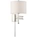 Crystorama Marshall 18" High Polished Nickel Wall Sconce