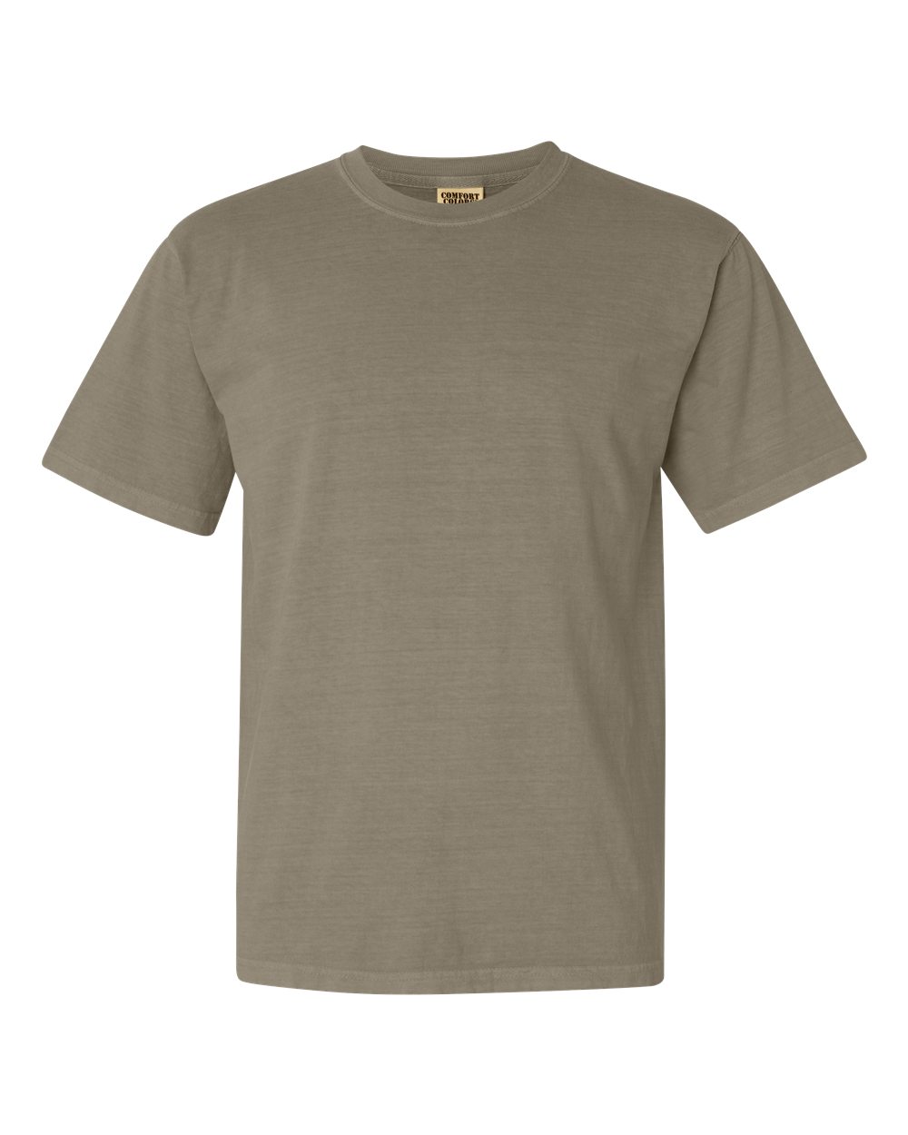 Comfort Colors C1717 Adult Heavyweight T-Shirt in Khaki size 2XL | Ringspun Cotton 1717, CC1717