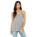 Bella + Canvas B8800 Women's Flowy Racerback Tank Top in Heather size Medium 8800, BC8800