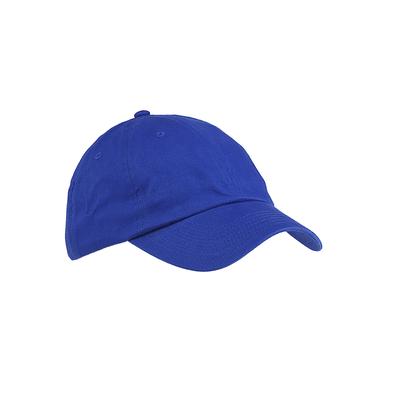 Big Accessories BX001Y Youth Brushed Twill Unstructured Cap in Royal Blue | Cotton