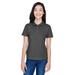 Harriton M200W Women's 6 oz. Ringspun Cotton PiquÃ© Short-Sleeve Polo Shirt in Charcoal size Large