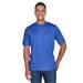 Team 365 TT11H Men's Sonic Heather Performance T-Shirt in Sport Royal Blue size Large | Polyester