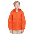 Team 365 TT73Y Youth Zone Protect Lightweight Jacket in Sport Orange size Small | Polyester