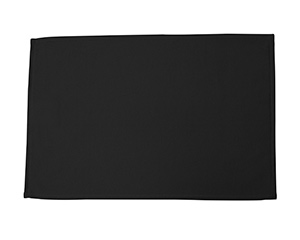 OAD OAD1118 Rally Towel in Black | Microfiber
