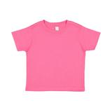 Rabbit Skins RS3301 Toddler Cotton Jersey T-Shirt in Hot Pink size 4 3301T, 3301J, LA330T, LA330J