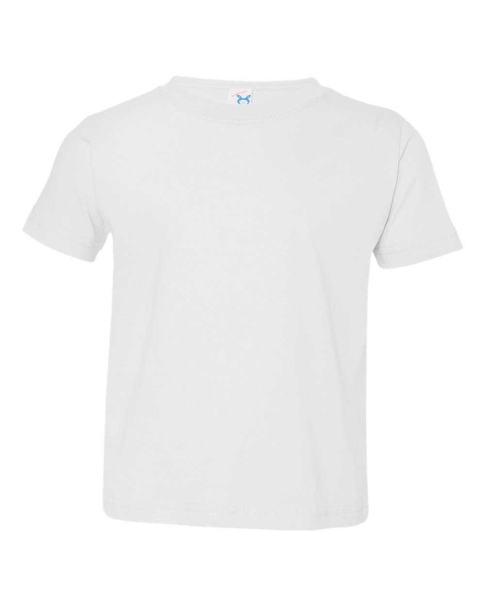 Rabbit Skins 3321 Toddler Fine Jersey T Shirt in White size 5/6 | Cotton LA3321, RS3321