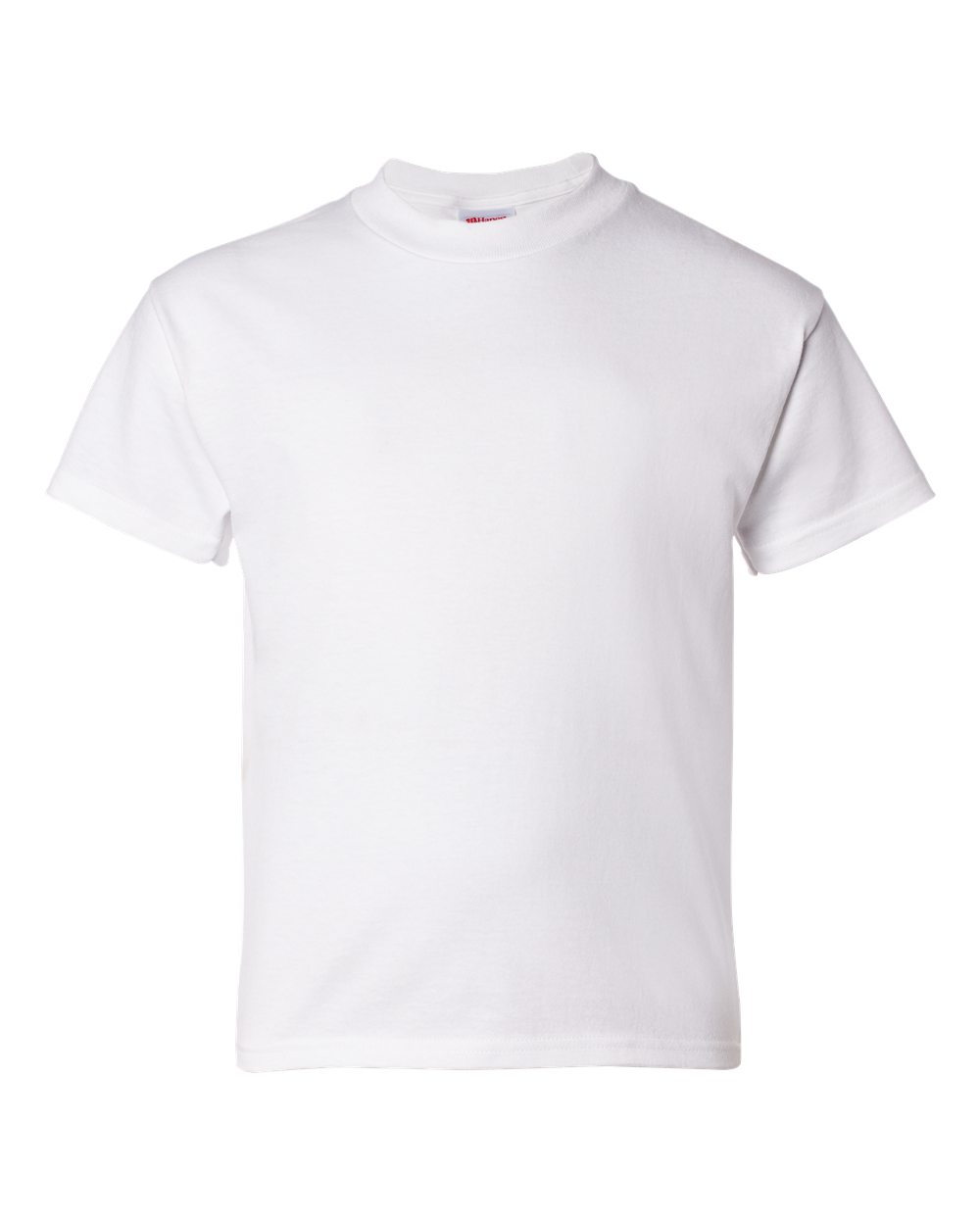Hanes 5480 Youth Essential-T T-Shirt in White size Medium | Cotton