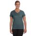 Augusta Sportswear 1790 Women's Wicking T-Shirt in Graphite Grey size XS | Polyester