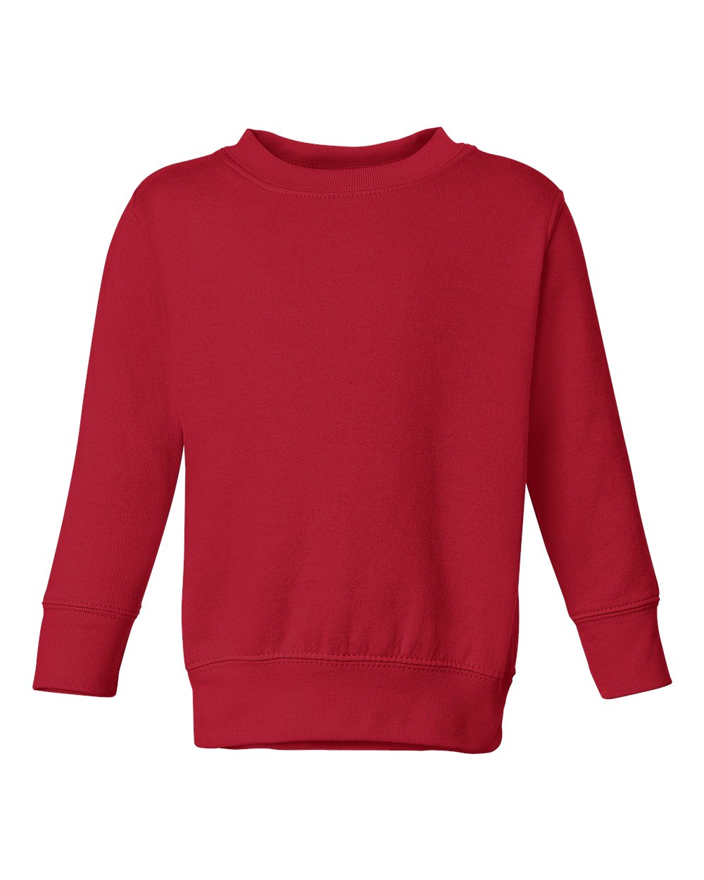 Rabbit Skins 3317 Toddler Crew Fleece Sweatshirt in Red size 2 LA3317