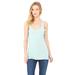 Bella + Canvas 8430 Women's Triblend Racerback Tank Top in Mint size Small B8430, BC8430