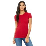 Bella + Canvas 6004 Women's The Favorite T-Shirt in Red size 2XL | Ringspun Cotton B6004, BC6004