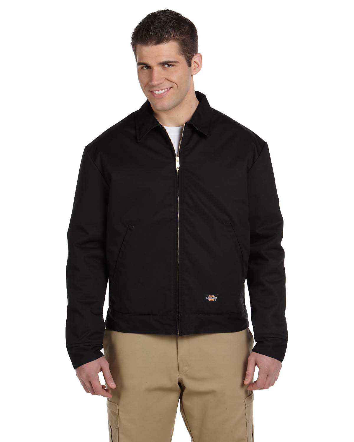 Dickies JT15 Men's 8 oz. Lined Eisenhower Jacket in Black size Medium TJ55