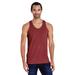 ComfortWash by Hanes GDH300 Men's 5.5 oz. Ringspun Cotton Garment-Dyed Tank Top in Cayenne size XL