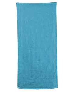 OAD OAD3060 Beach Towel in Aqua size ONE | Microfiber