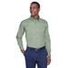 Harriton M500 Men's Easy Blend Long-Sleeve Twill Shirt with Stain-Release in Dill size 5XL