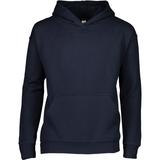 LAT 2296 Youth Pullover Fleece Hoodie in Navy Blue size Large LA2296