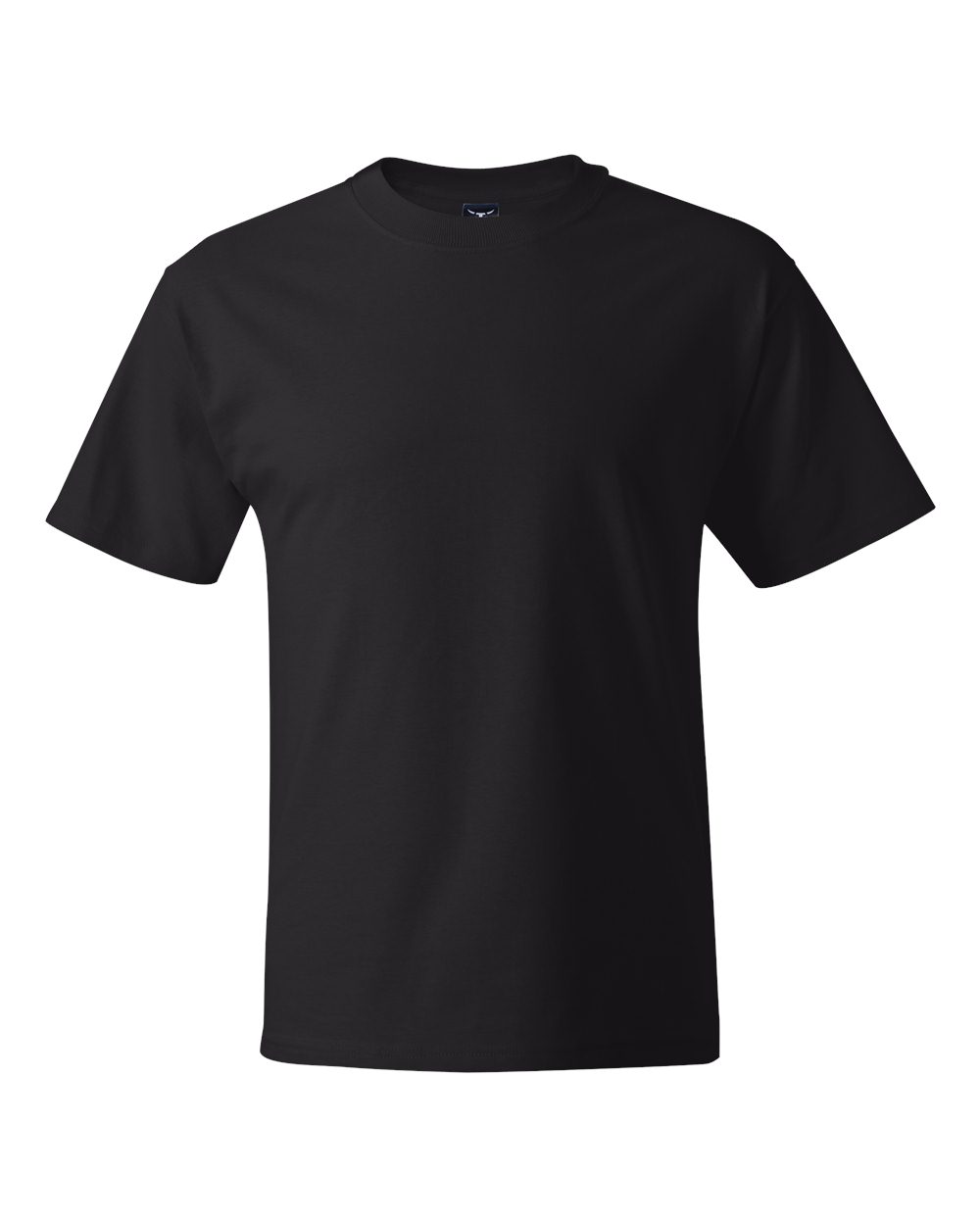 Hanes 518T Men's Tall 6.1 oz. Beefy-T-Shirt in Black size XL/Tall | Ringspun Cotton