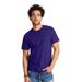 Hanes 5180 Beefy-T-Shirt - Cotton T-Shirt in Purple size XL