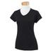 Gildan G64VL Softstyle Women's Fit V-Neck T-Shirt in Black size XL | Cotton G64V00L, 64V00L