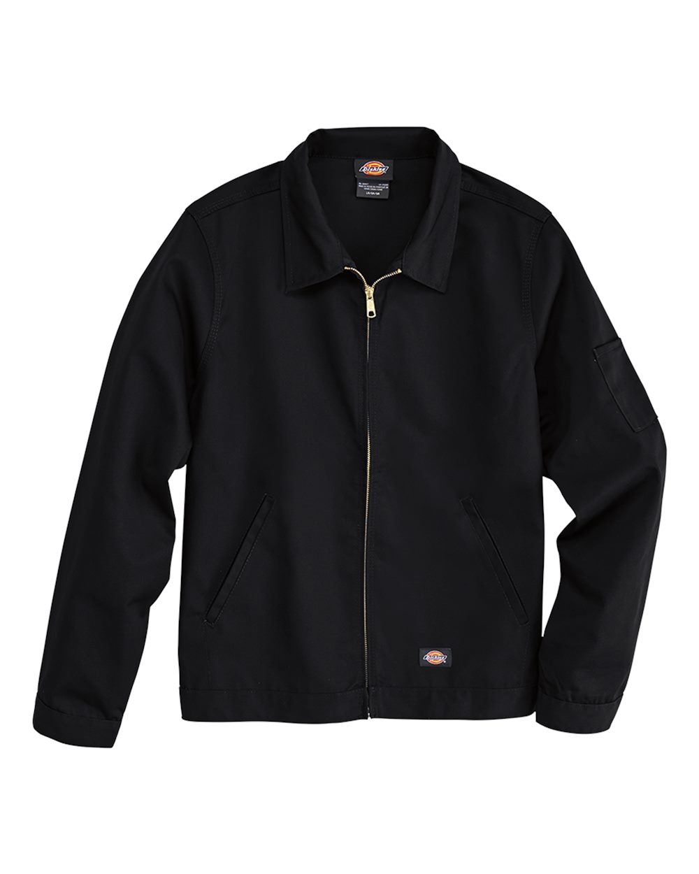 Dickies JT75 Men's Unlined Eisenhower Jacket in Black size Large JT78
