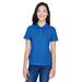 Harriton M200W Women's 6 oz. Ringspun Cotton PiquÃ© Short-Sleeve Polo Shirt in True Royal Blue size Medium