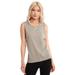 Next Level N5013 Women's Festival Muscle Tank Top in Ash size 2XL | Cotton/Polyester Blend NL5013, 5013