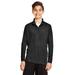 Team 365 TT31Y Youth Zone Performance Quarter-Zip T-Shirt in Black size XL | Polyester