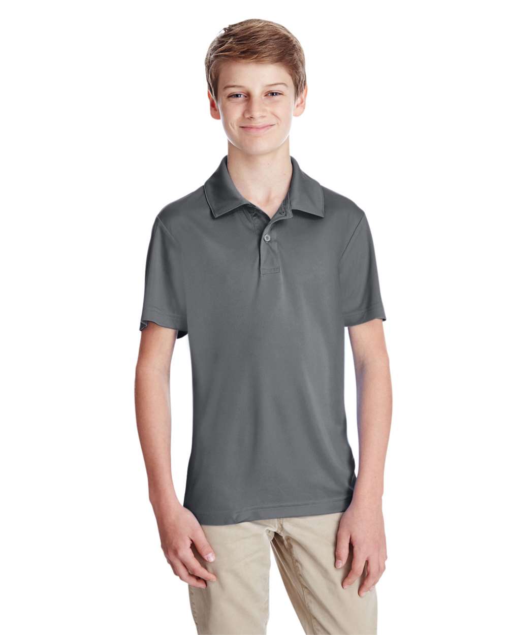 Team 365 TT51Y Youth Zone Performance Polo Shirt size Medium | Polyester