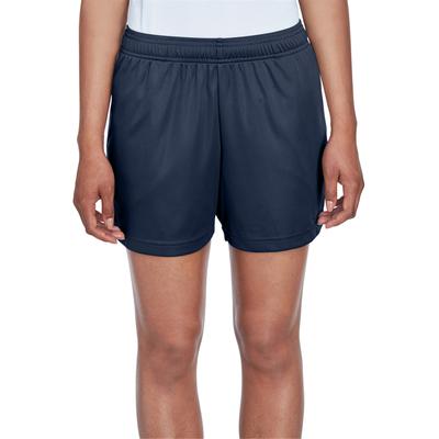 Team 365 TT11SHW Women's Zone Performance Short in Sport Dark Navy Blue size Medium | Polyester